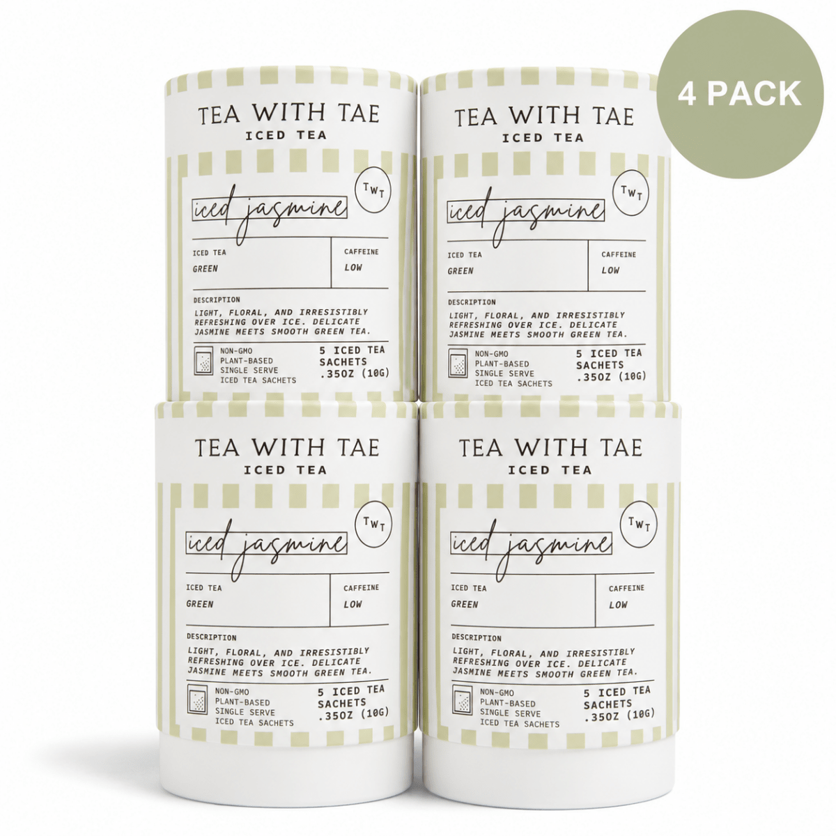 Jasmine Green Iced Mini Tea Tube (5 iced sachets)