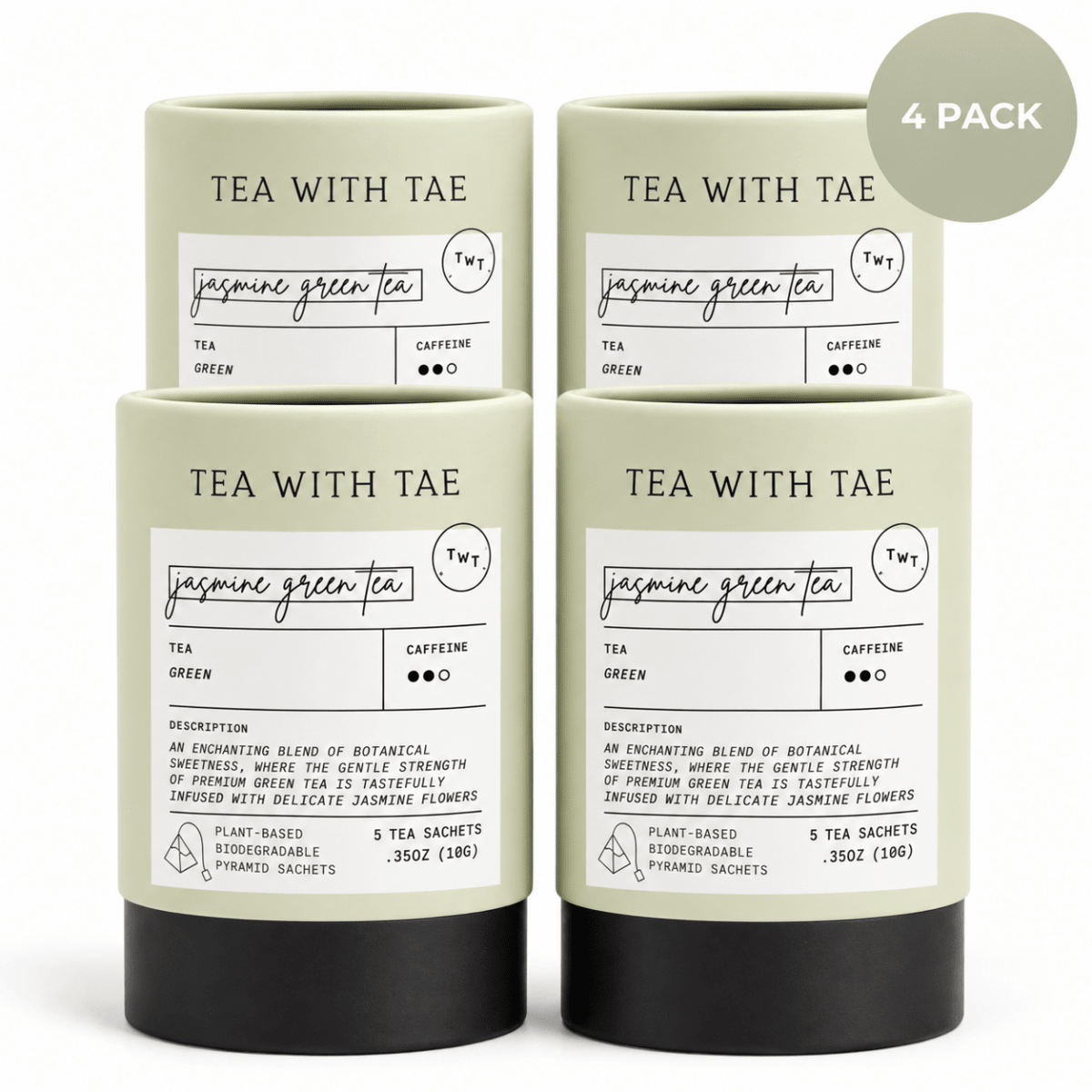 Jasmine Green Tea Mini Tea Tube (5 tea bags)