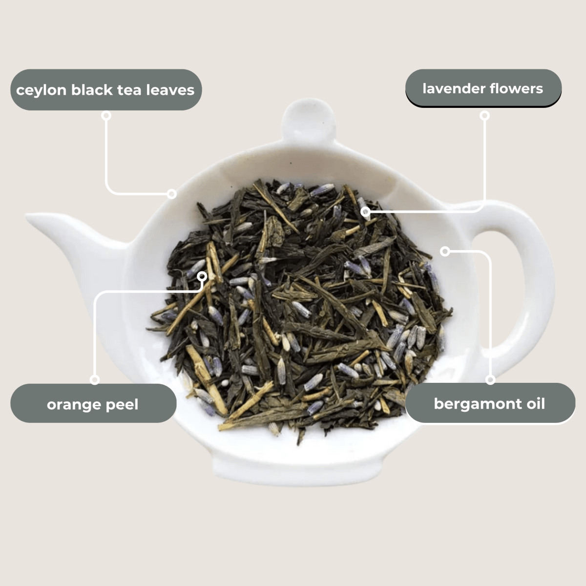 Lavender Earl Grey Mini Tea Tube (5 tea bags)