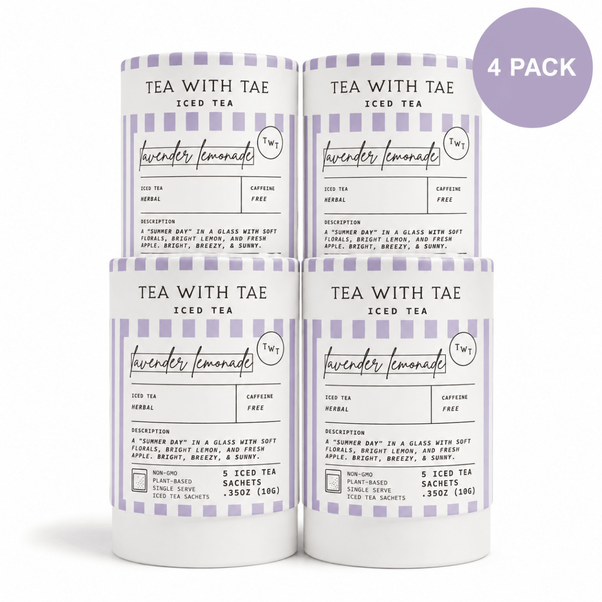Lavender Lemonade Iced Mini Tea Tube (5 iced sachets)