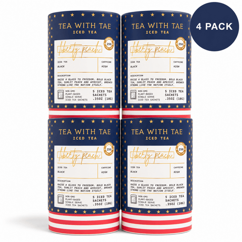 Liberty Peach Iced Mini Tea Tube (5 iced sachets)