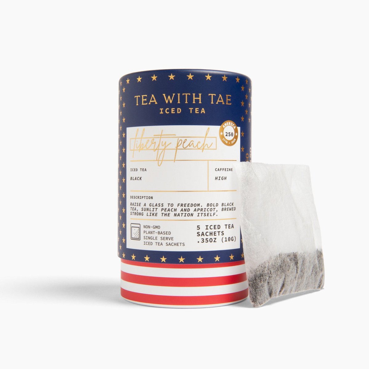 Liberty Peach Iced Mini Tea Tube (5 iced sachets)