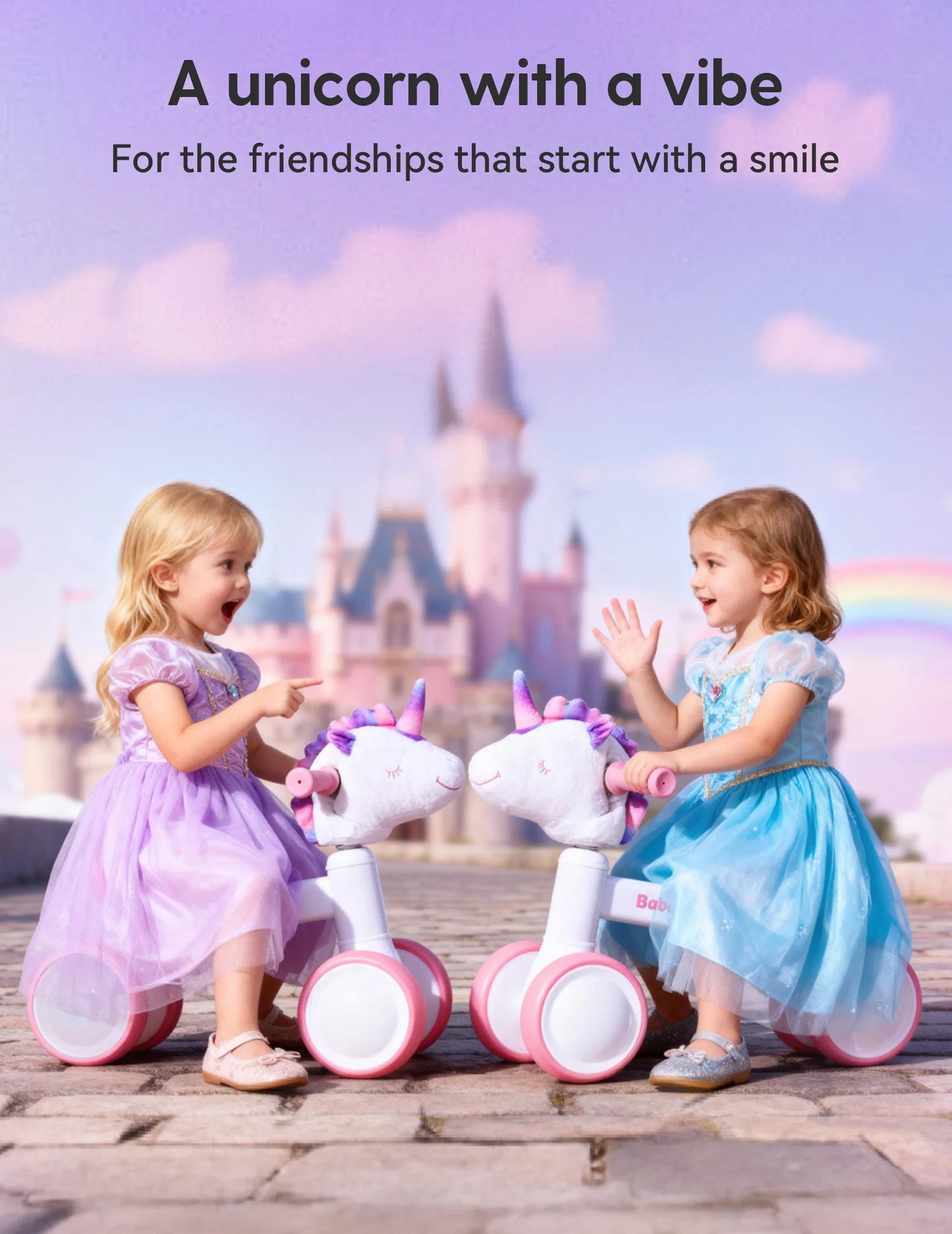 Magic Rider Bundle | Unicorn Balance Bike for Toddlers | Perfect for Multi-Kid Families