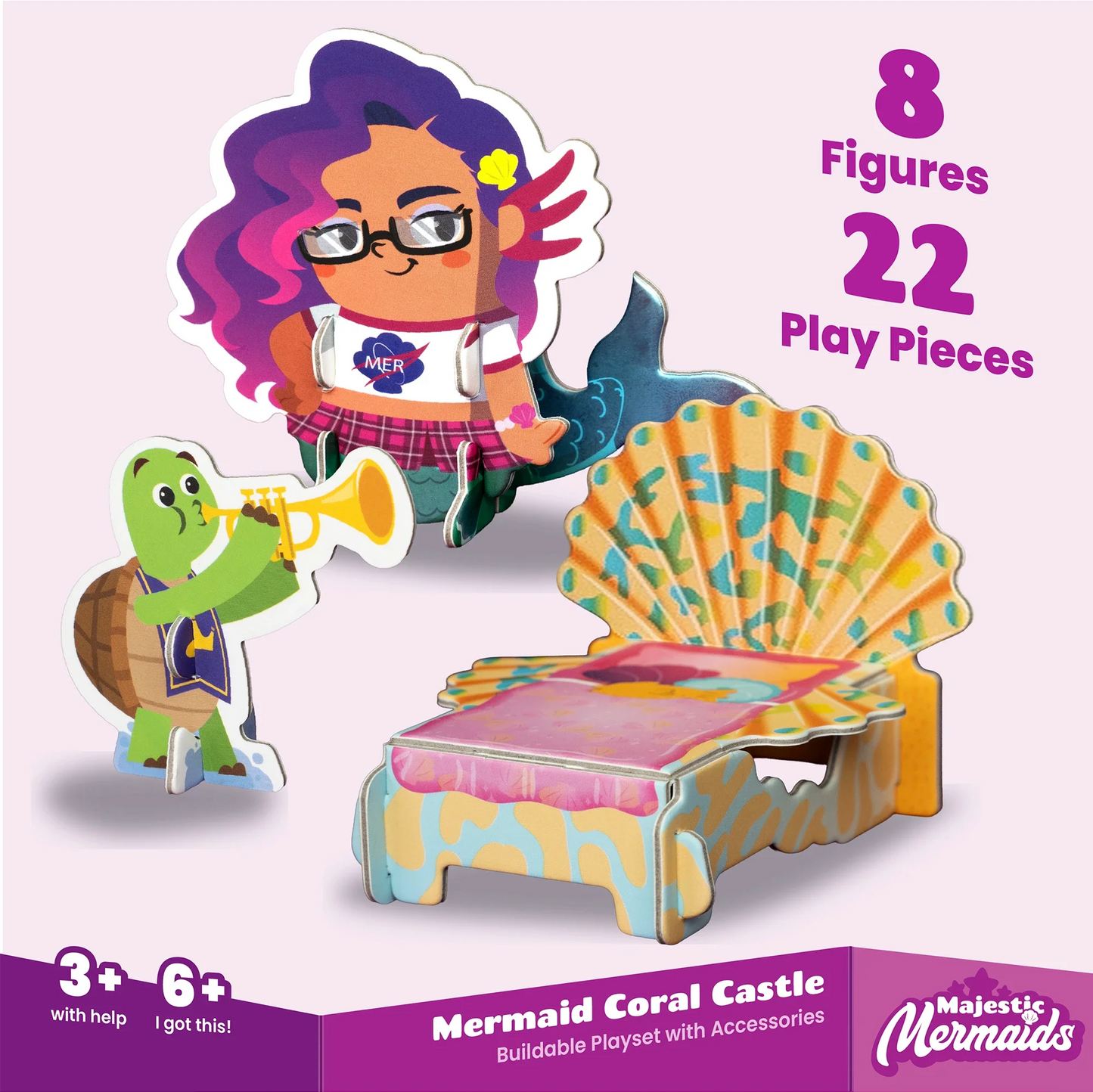 Coral Castle: Majestic Mermaids Buildable Playset