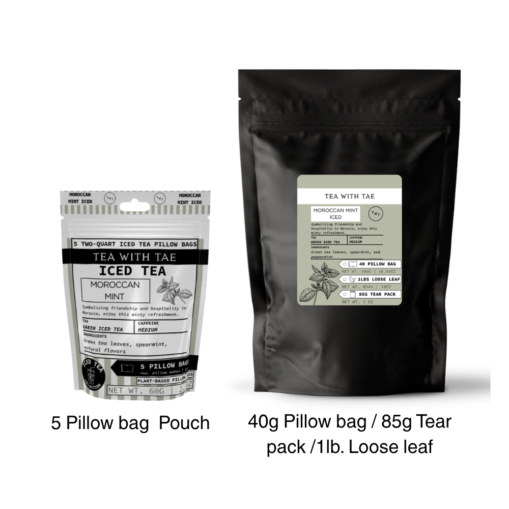 Moroccan Mint Green Iced Tea Pouch