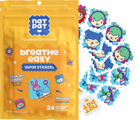 StuffyPatch - Breath Easy Stickers