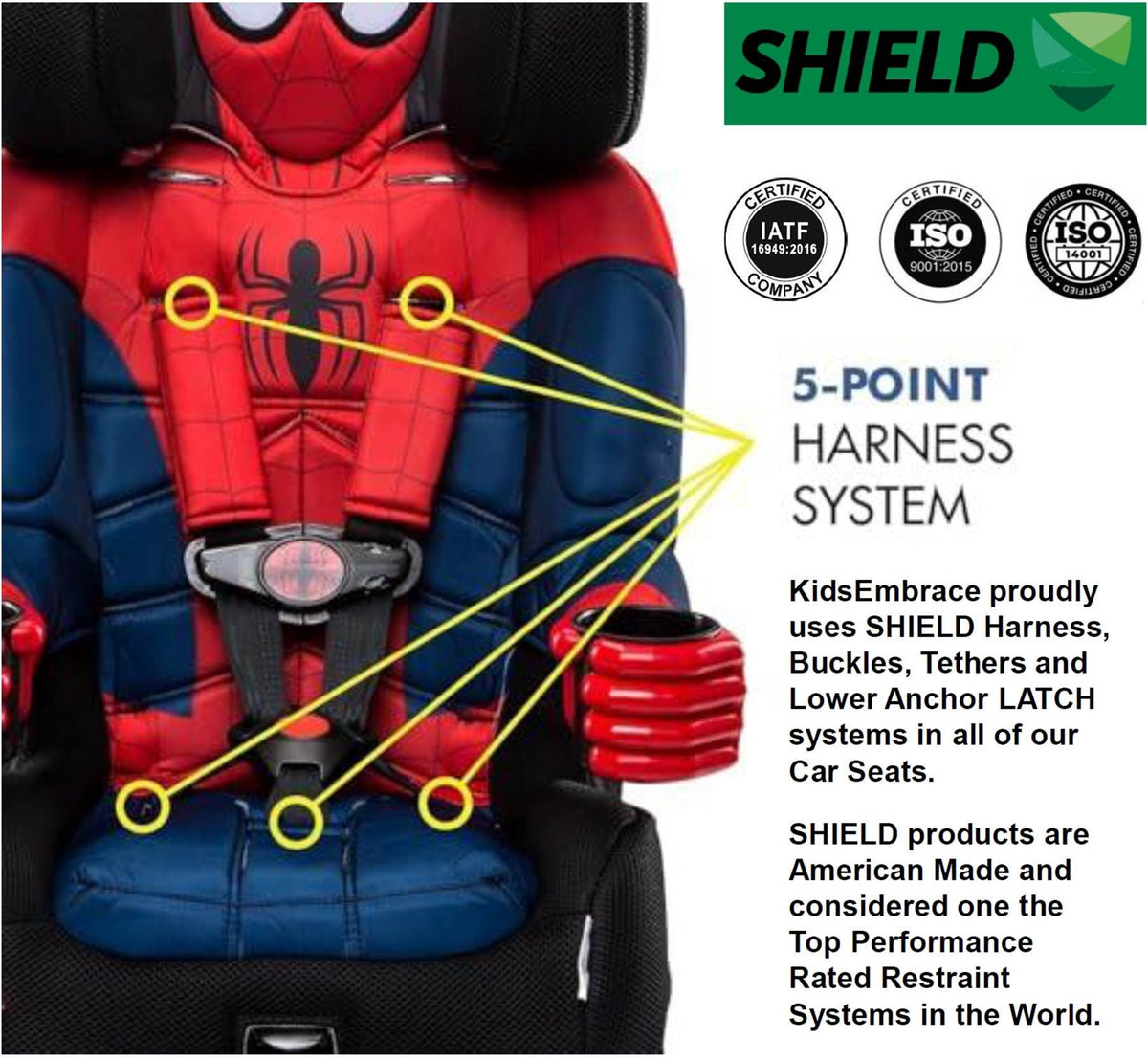 SPIDER-MAN | 2-in-1 Car Seat