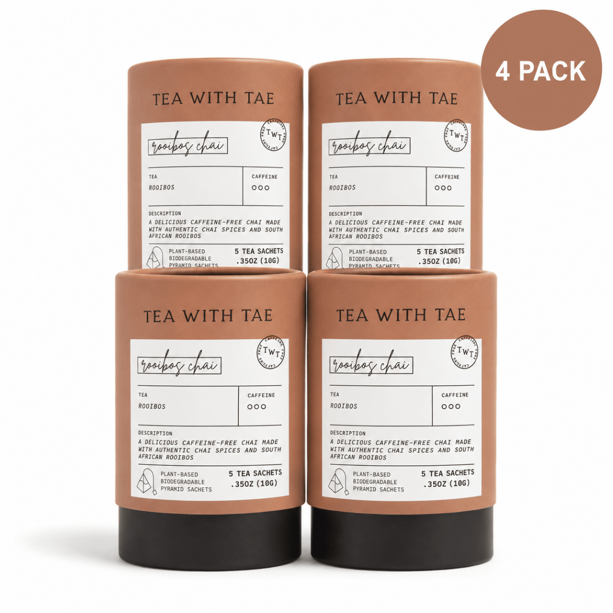 Rooibos Chai Mini Tea Tube (5 tea bags)