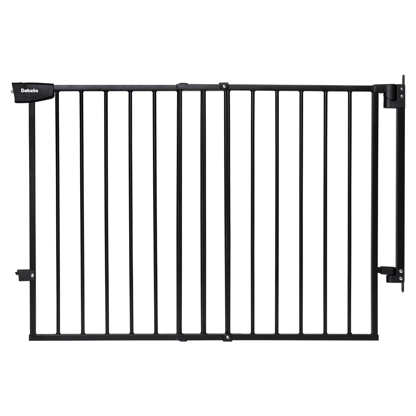Boundless S12 | Ultra-Stable No Bottom Bar Baby Gate for Stairs