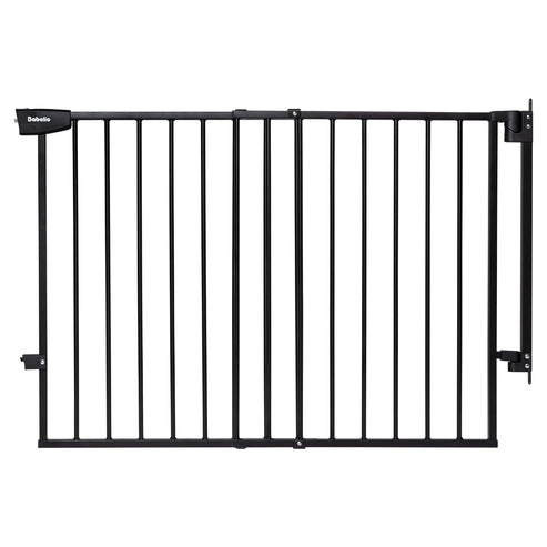 Boundless S12 | Ultra-Stable No Bottom Bar Baby Gate for Stairs