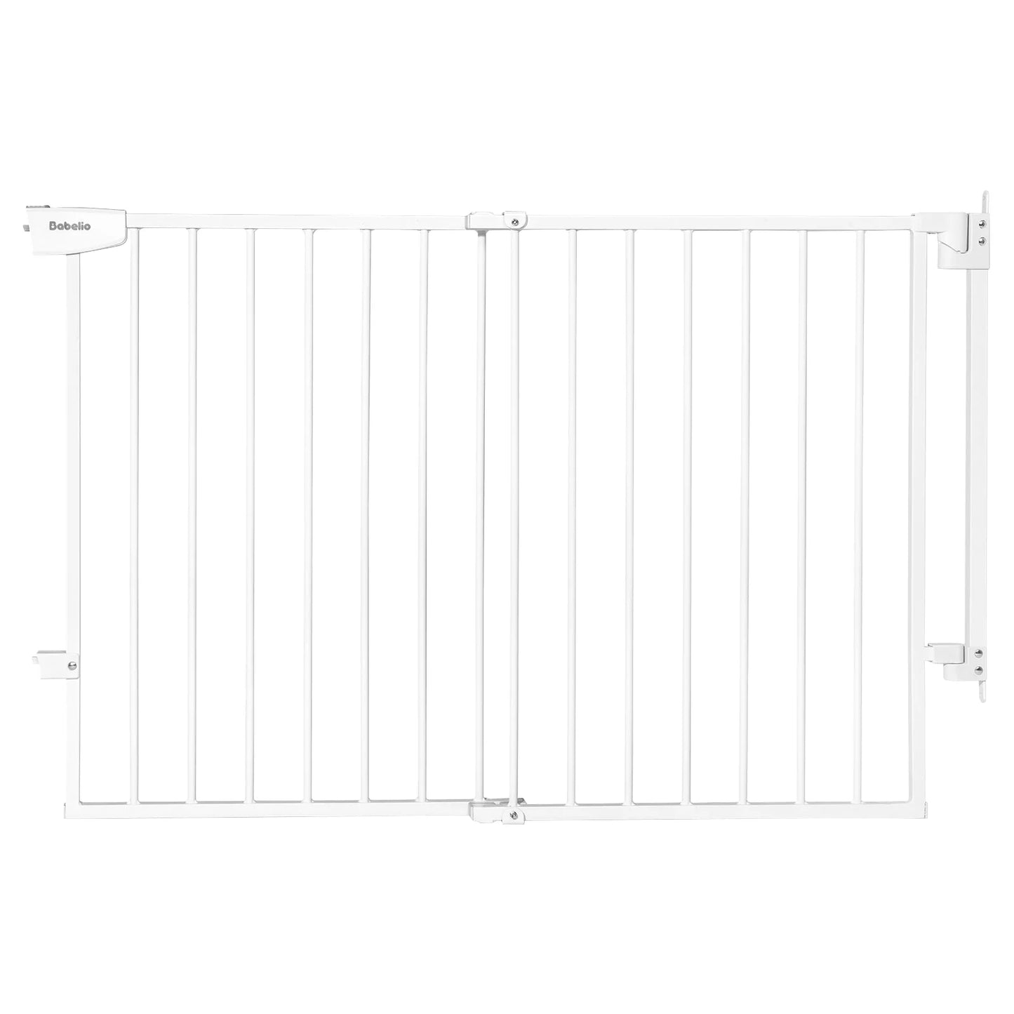 Boundless S12 | Ultra-Stable No Bottom Bar Baby Gate for Stairs