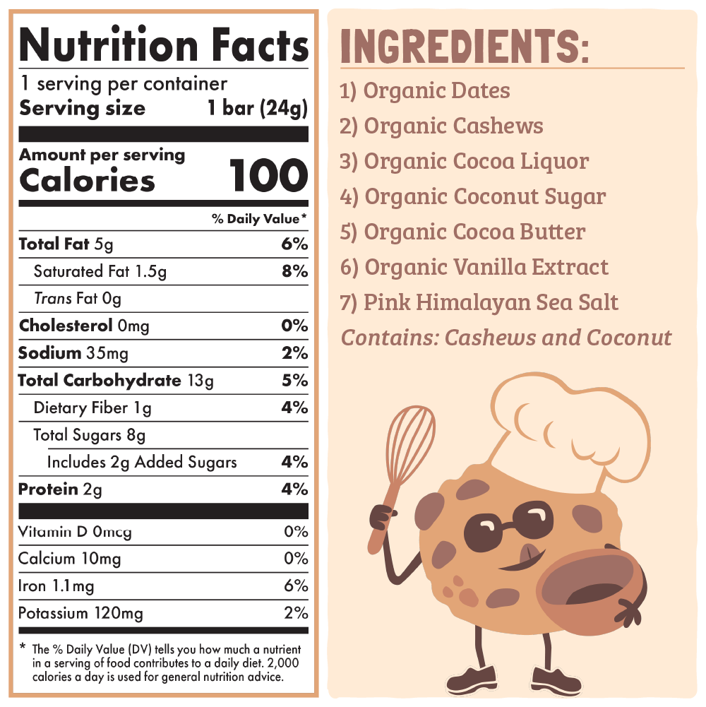 Skout Organic Cookie Dough Kids Bar