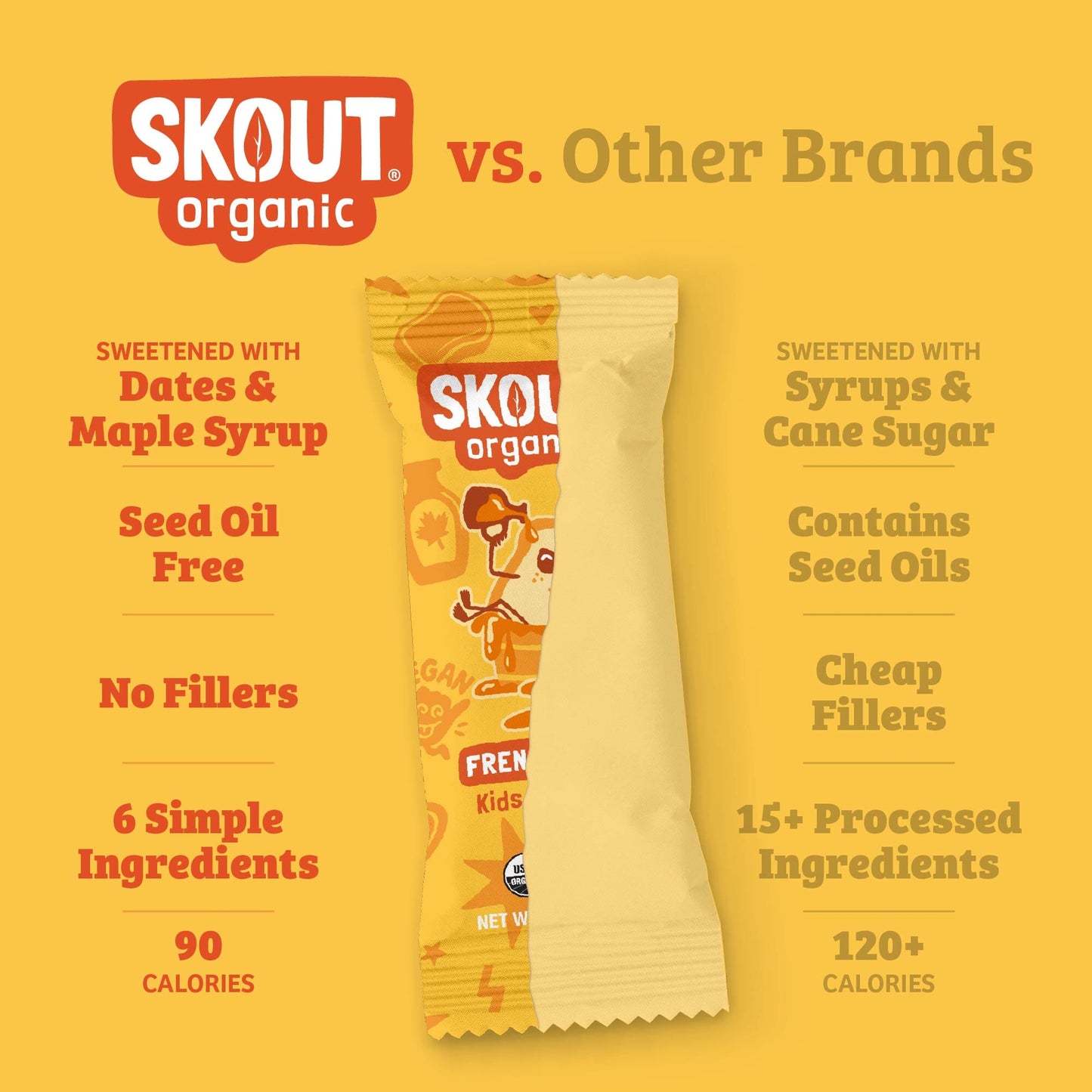 Skout Organic French Toast Kids Bar