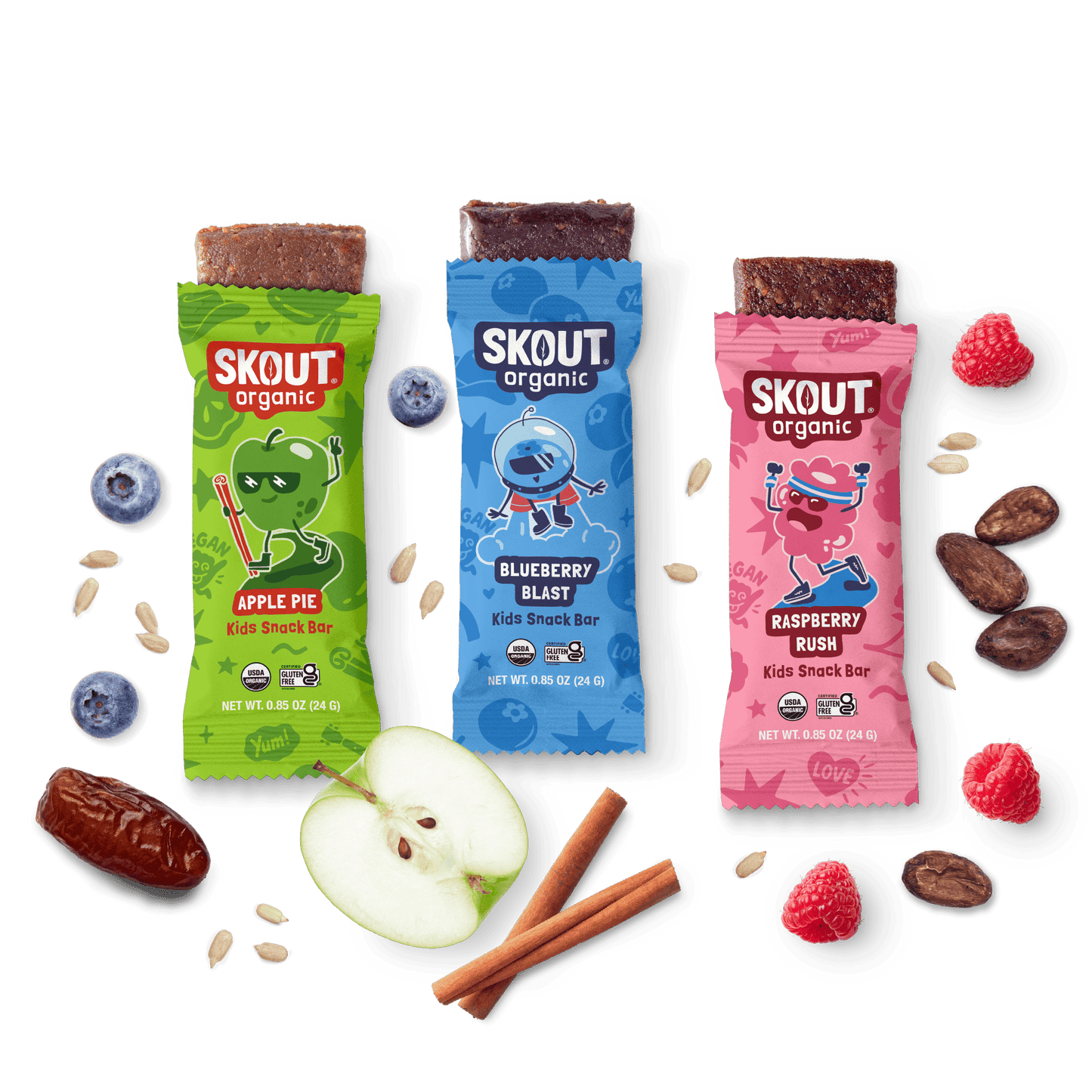 Skout Organic Kids Fruit Bar Variety Pack