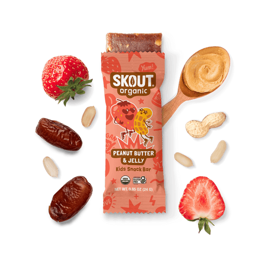Skout Organic Peanut Butter & Jelly Kids Bar