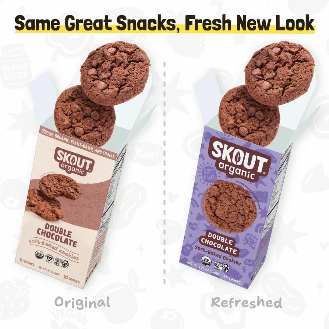 Skout Organic Double Chocolate Soft Baked Cookies