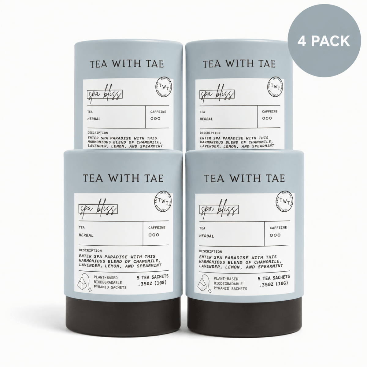 Spa Bliss Mini Tea Tube (5 tea bags)