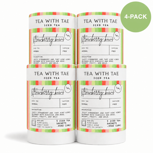 Strawberry Kiwi Iced Mini Tea Tube (5 iced sachets)