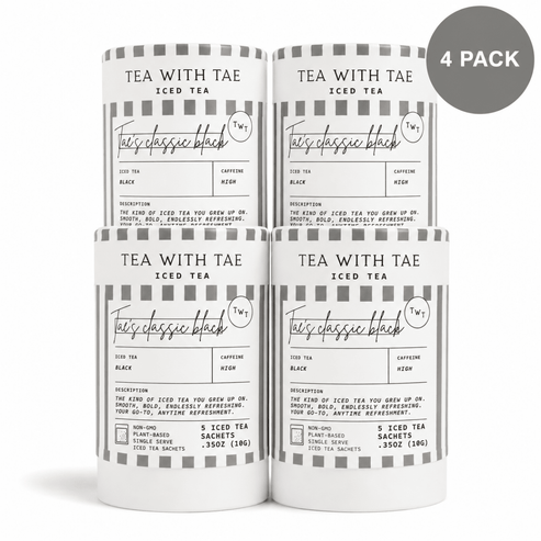 Tae's Classic Black Iced Mini Tea Tubes (5 iced sachets)
