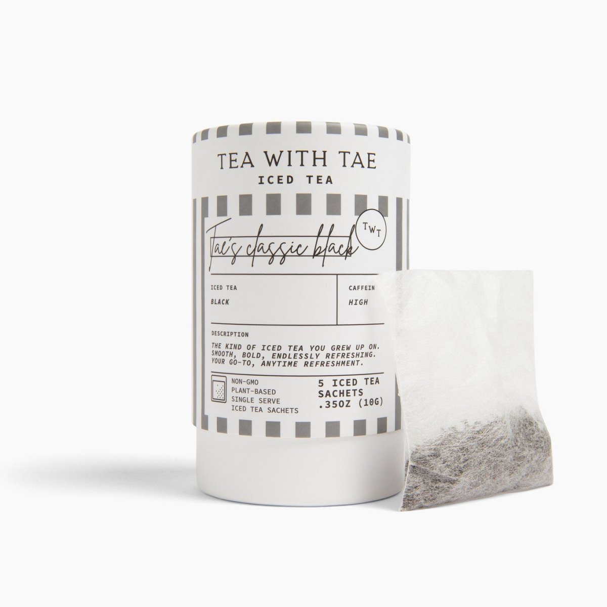 Tae's Classic Black Iced Mini Tea Tubes (5 iced sachets)