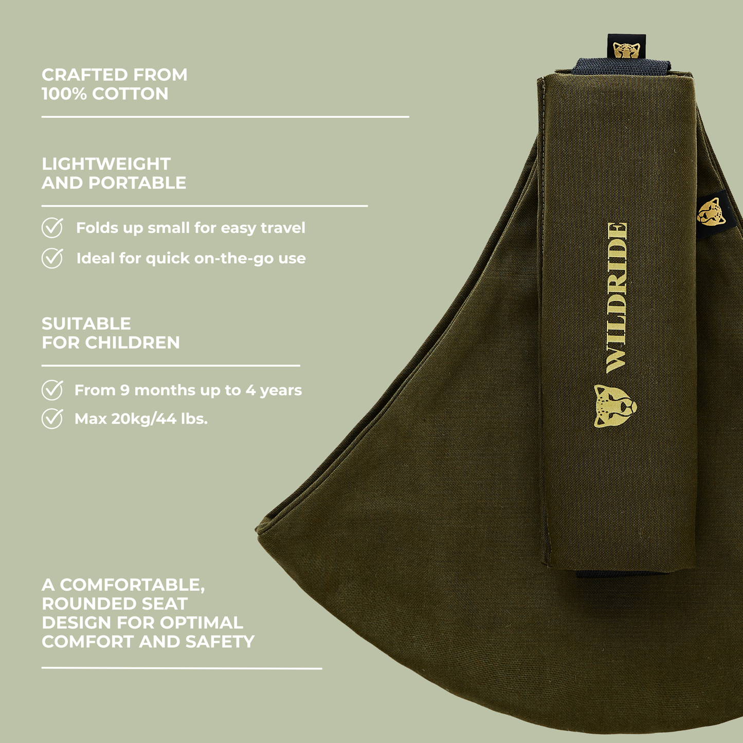 Toddler Carrier Army Green