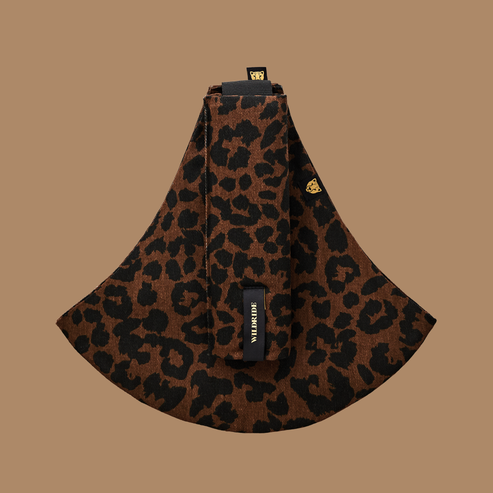 Toddler Carrier Leopard Print Brown