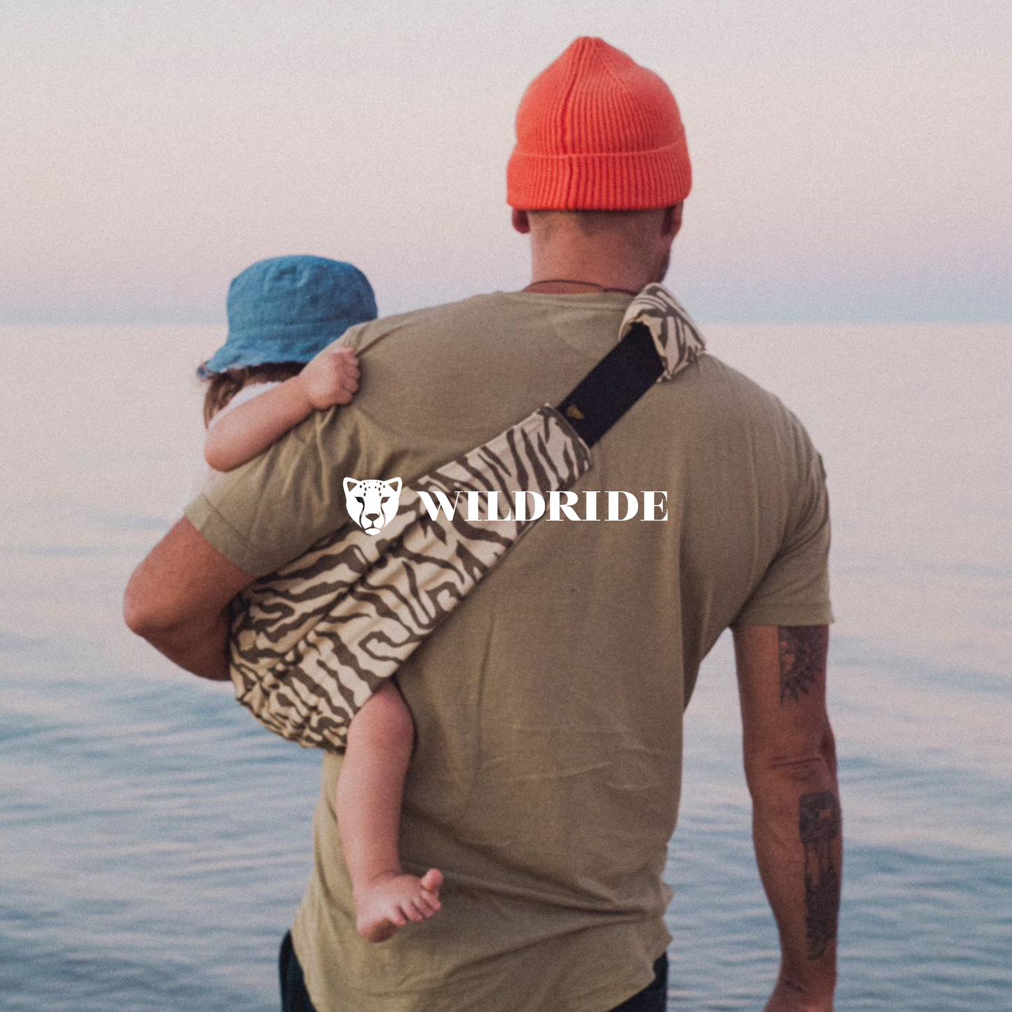 Toddler Carrier Brown Zebra Print