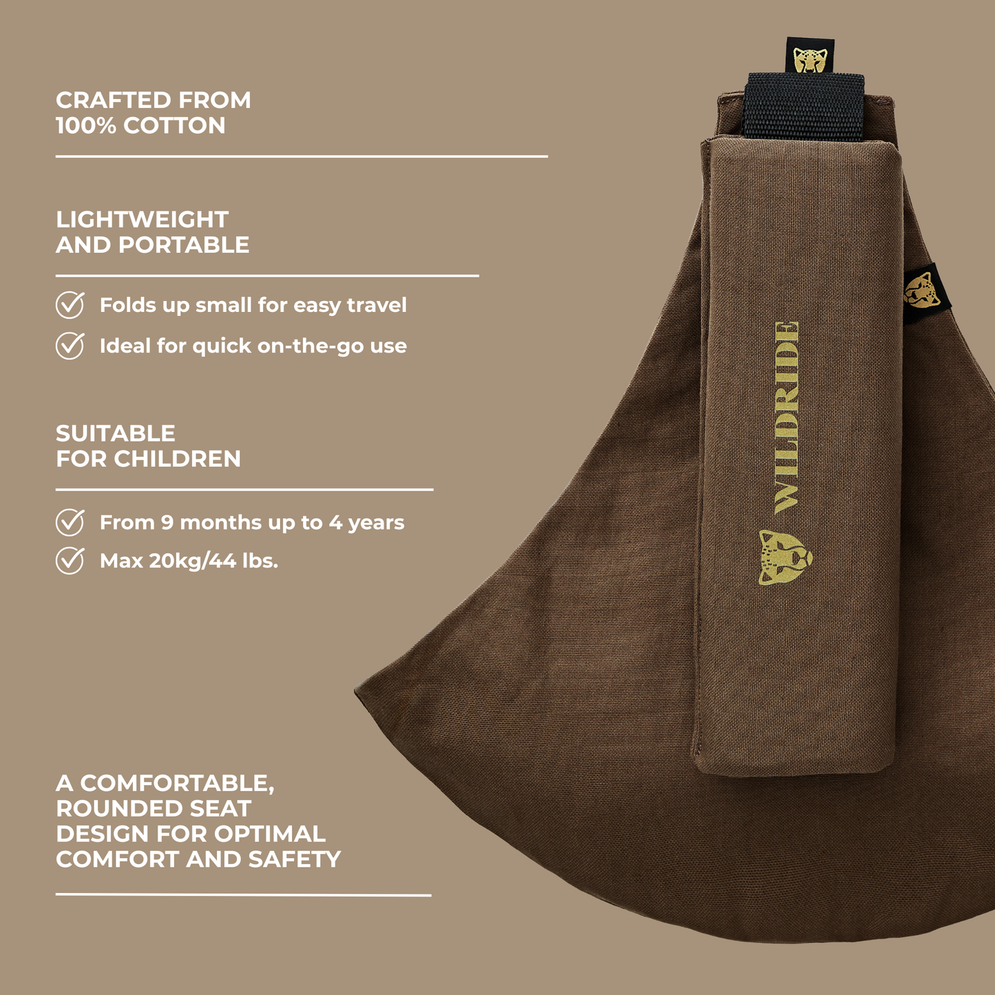 Toddler carrier Coffee