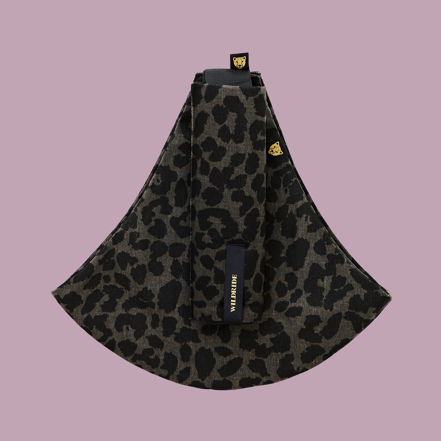 Toddler Carrier Leopard Print Grey