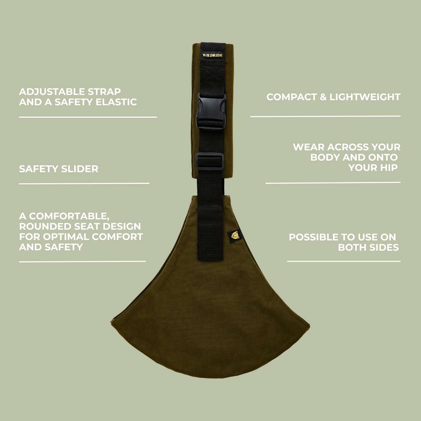 Toddler Carrier Army Green